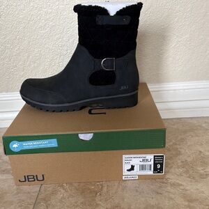 Jambu Black Winter Boots with Buckle
